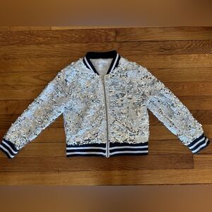 Rockets of Awesome Sequin Zip Up